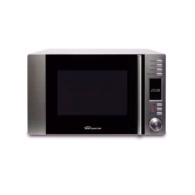 Microondas Bgh Quick Chef 30 Litros Conveccion Grill Inox